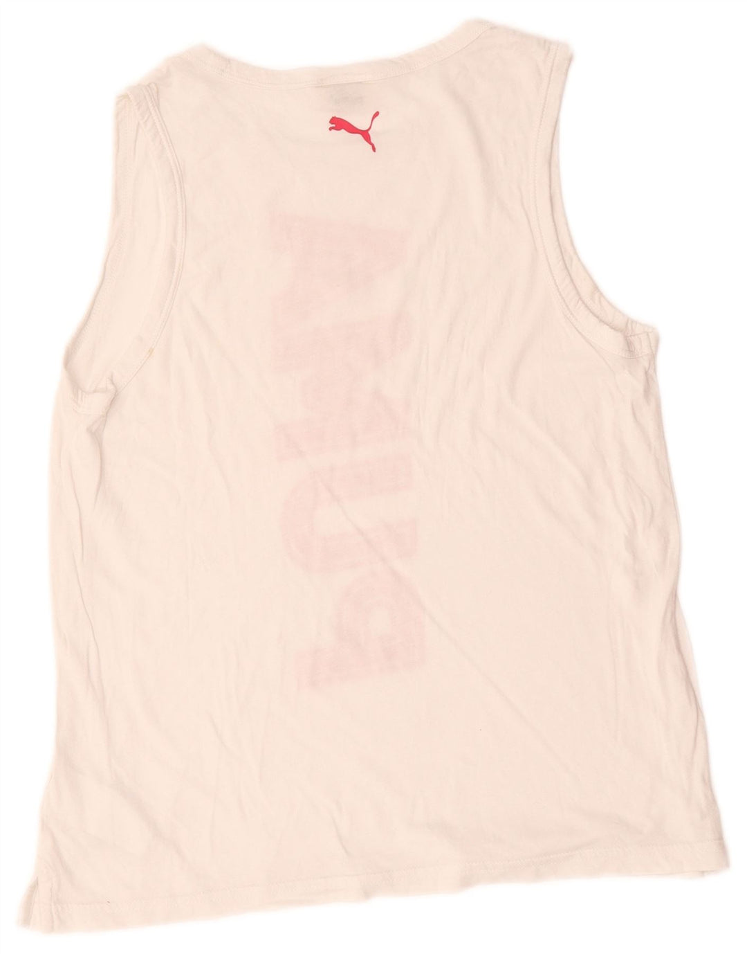 Canotta grafica oversize da donna Puma UK 10 piccola in cotone bianco