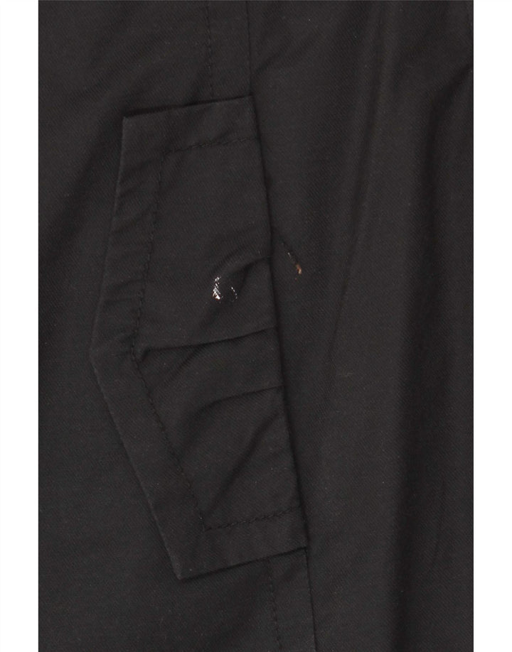 Mossimo Trench da donna UK 14 Medio Nero