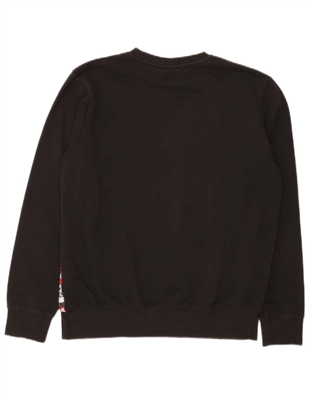 Felpa grafica da uomo Fila Maglione cotone nero medio