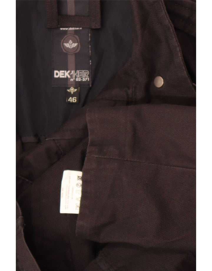 Giacca utility da donna Dekker EU 46 grande cotone nero