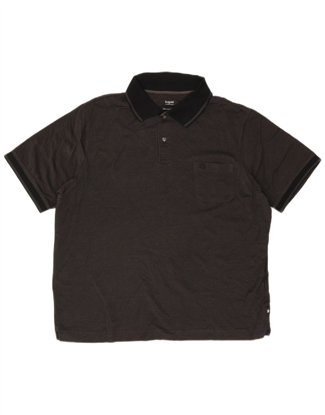 Polo Bugatti da uomo 2XL in cotone nero