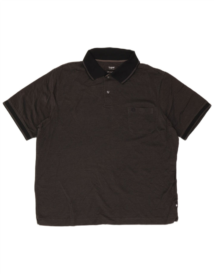 Polo Bugatti da uomo 2XL in cotone nero