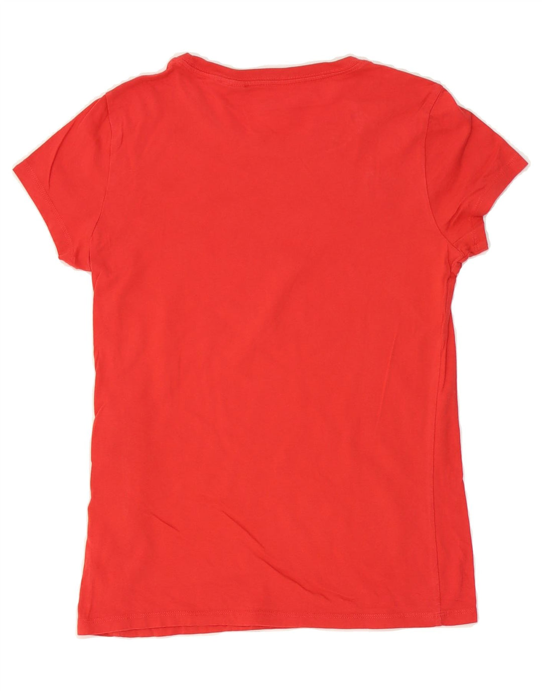LEVI'S Womens Graphic T-Shirt Top UK 10 Small Red Cotton Vintage Levi's and Second-Hand Levi's from Messina Hembry 