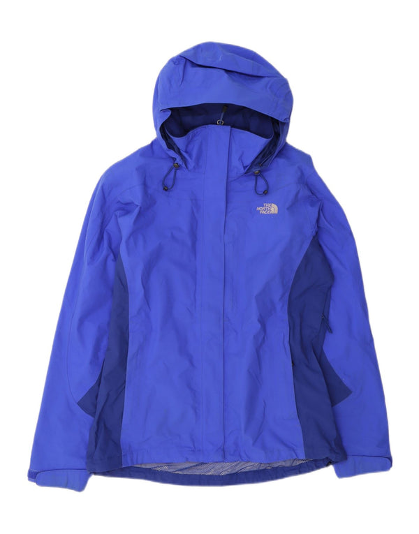 Giacca antipioggia da donna con cappuccio The North Face UK 14 Colorblock blu medio