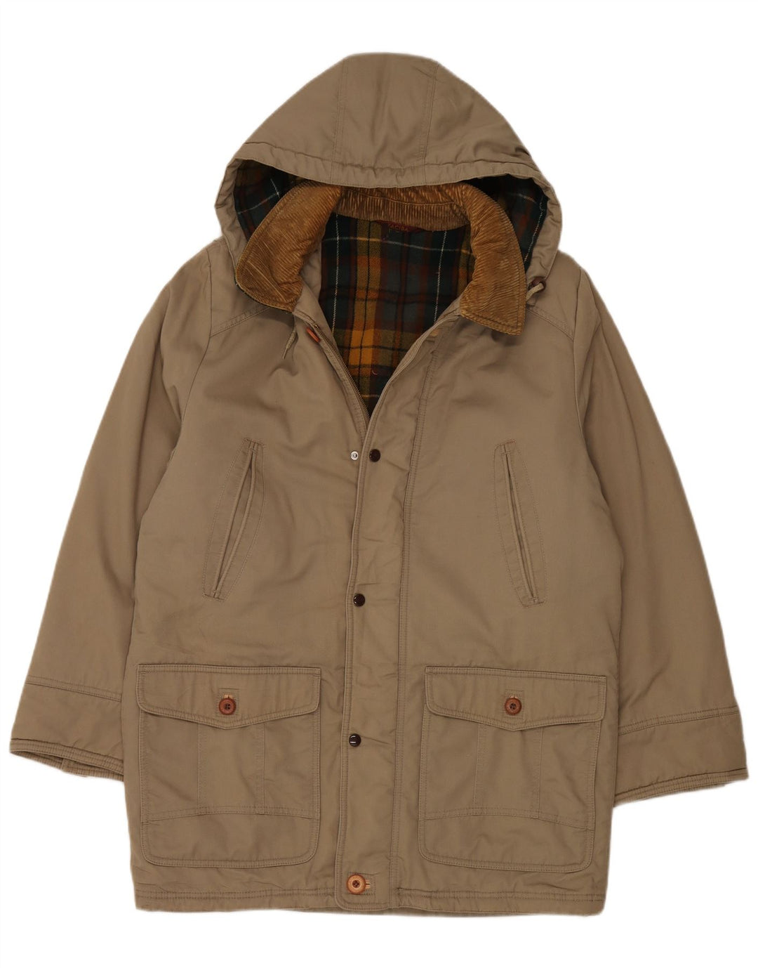 Cappotto con cappuccio da uomo Faciba IT 54 2XL Poliestere kaki