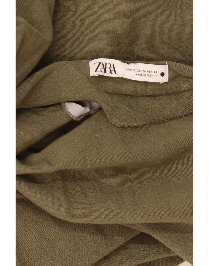Gonna longuette Zara da donna media W28 kaki
