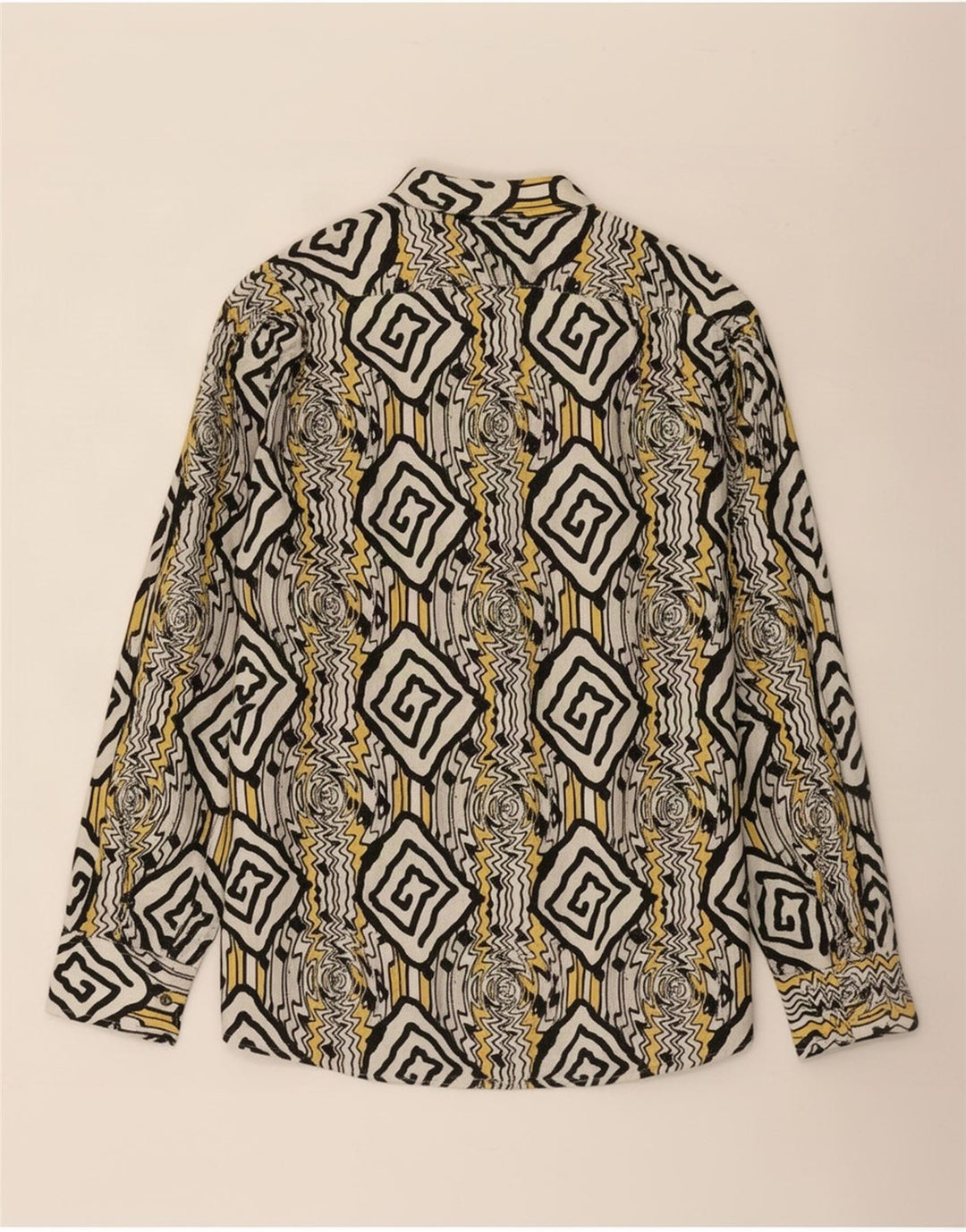 Camicia da uomo Woodin grande geometrica multicolore