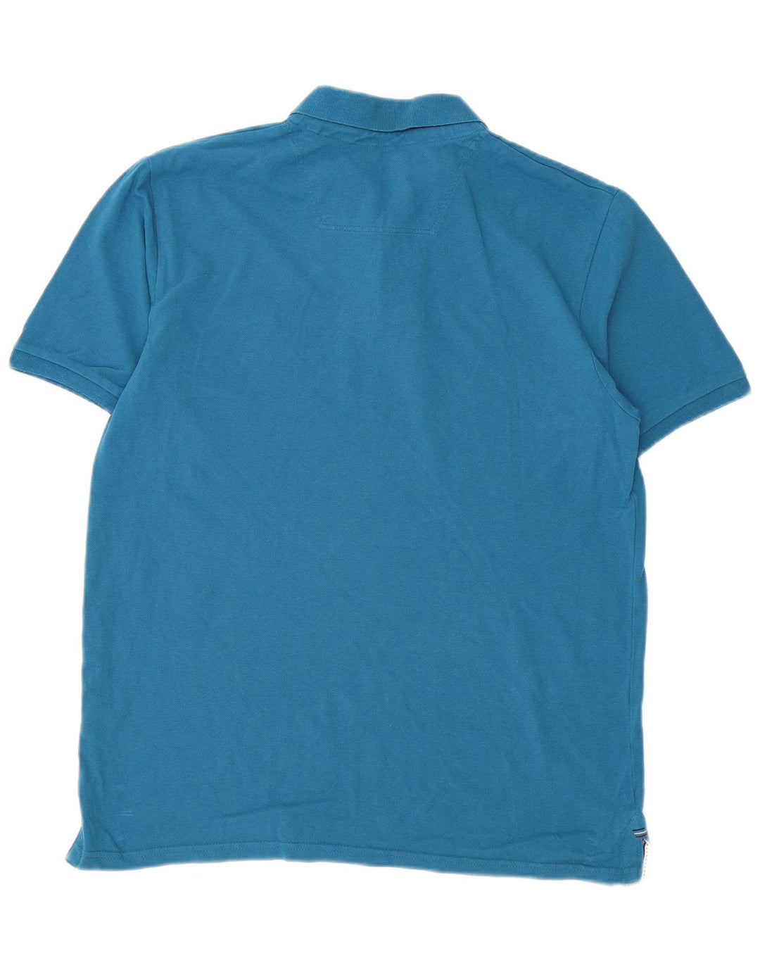 JOULES Mens Classic Fit Polo Shirt Medium Blue Cotton