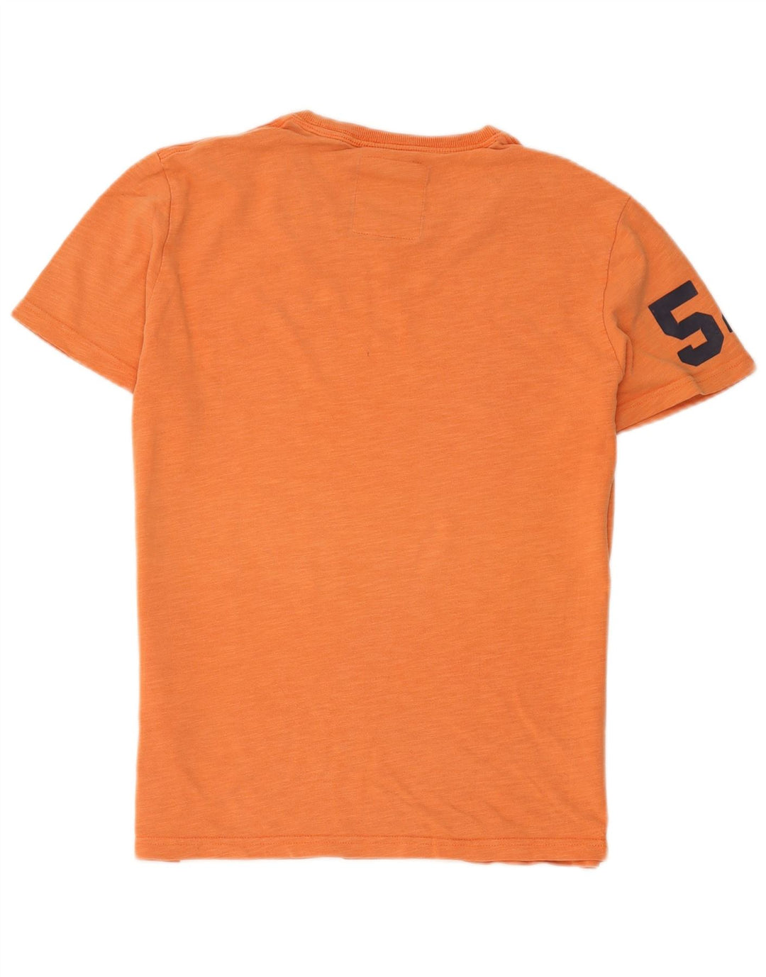 T-shirt grafica da uomo Superdry Top in cotone arancione medio