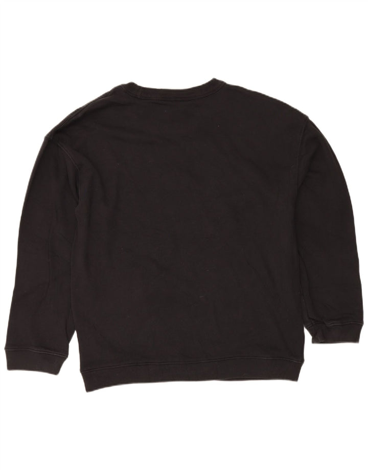 Felpa Adidas Uomo Maglione Medio Nero Cotone