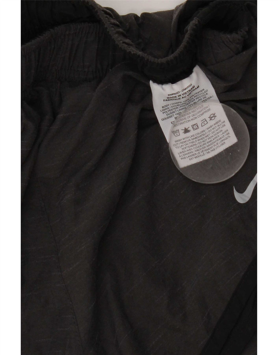 Pantaloncini sportivi Nike da donna UK 8 Small Grigio Colourblock in poliestere