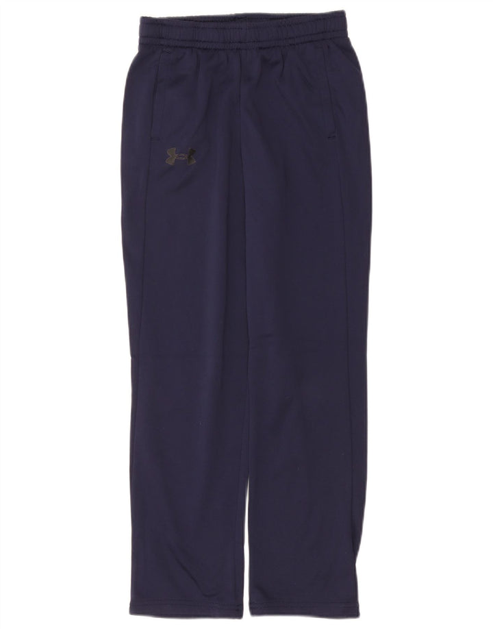 Pantaloni della tuta da bambino UNDER ARMOUR 9-10 anni medio blu navy in poliestere