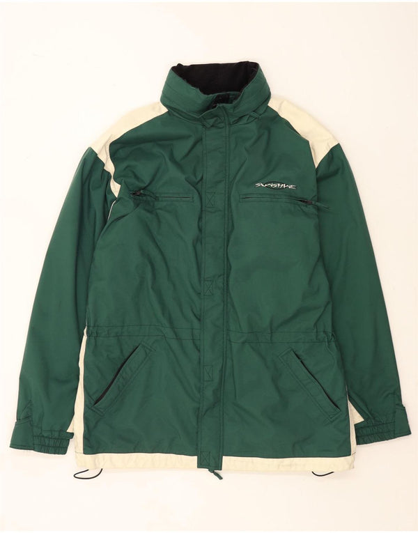Giacca a vento da uomo Sunshine UK 42 XL Nylon color block verde