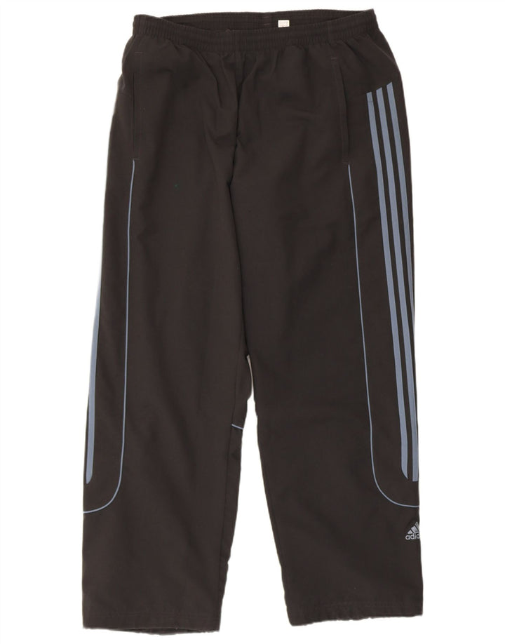 ADIDAS Mens Tracksuit Trousers UK 44/46 Large  Black Polyester