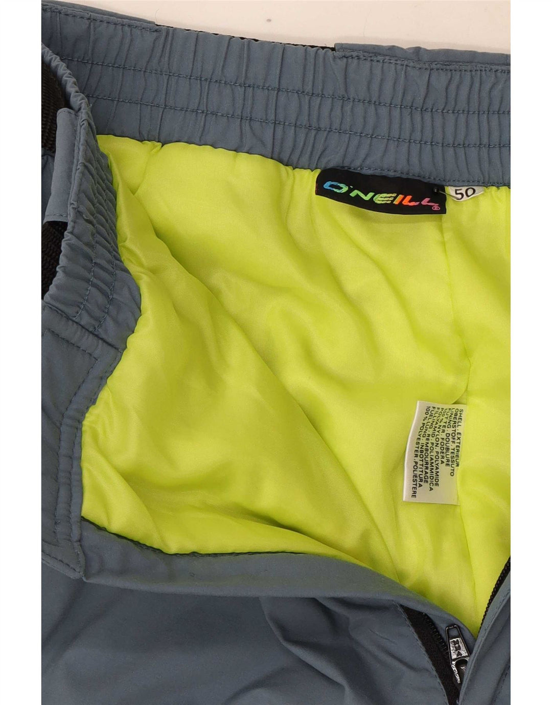 Set da sci da uomo O'Neill Graphic 2 pezzi UK 38 Nylon color block arancione medio