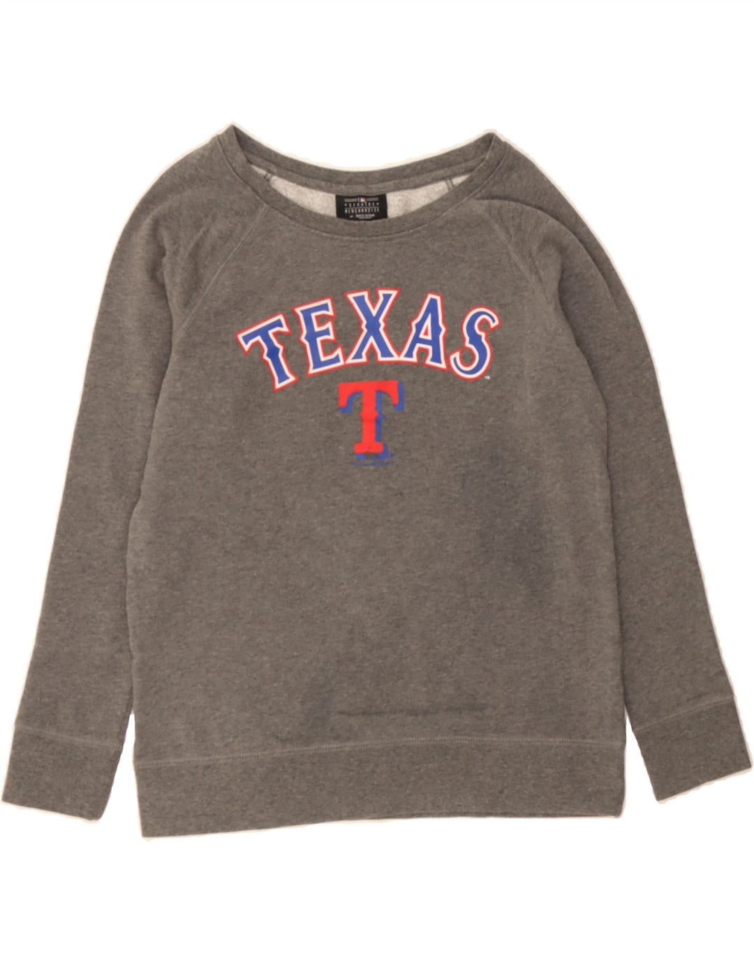 GENUINE MERCHANDISE Womens Texas Sweatshirt Jumper UK 10 Small Grey Vintage Genuine Merchandise and Second-Hand Genuine Merchandise from Messina Hembry 