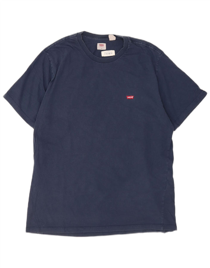 T-shirt grafica da uomo Levi's Top XL in cotone blu navy