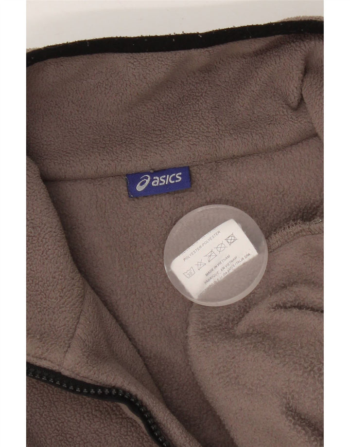Maglione in pile da uomo Asics marrone medio poliestere