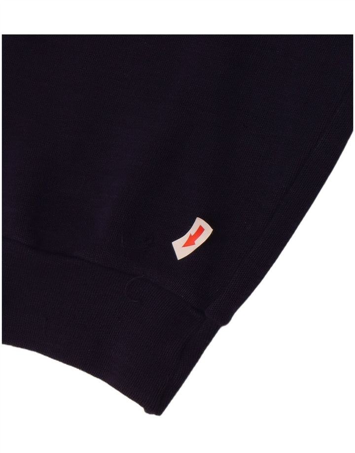 Giacca da ginnastica vintage da uomo piccola color block rosso