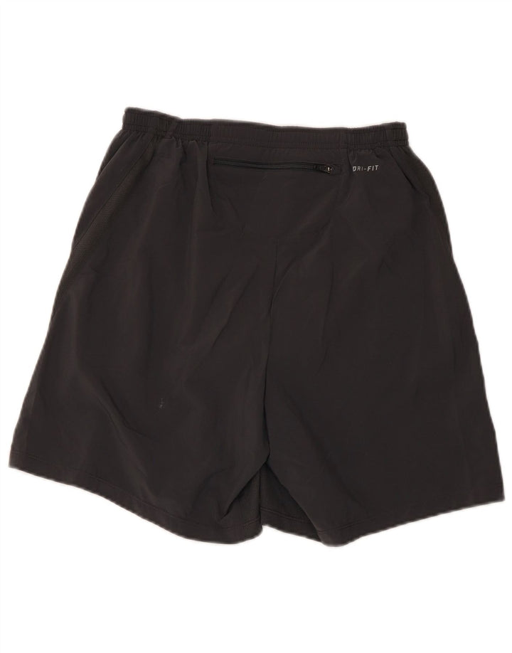 Pantaloncini sportivi Nike Dri Fit da uomo piccoli grigi