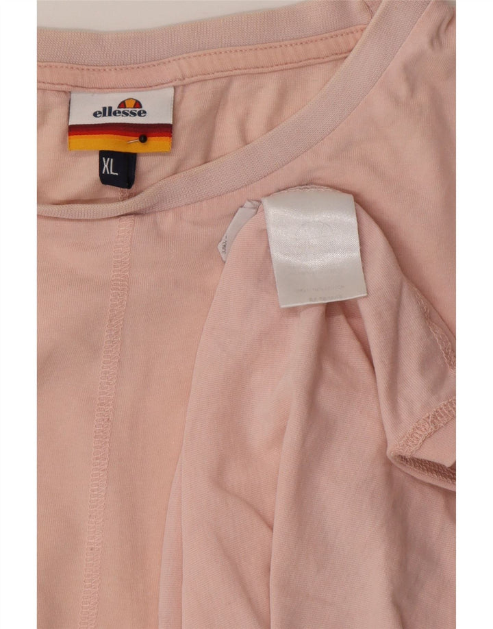 T-shirt da uomo Ellesse Top XL in cotone rosa