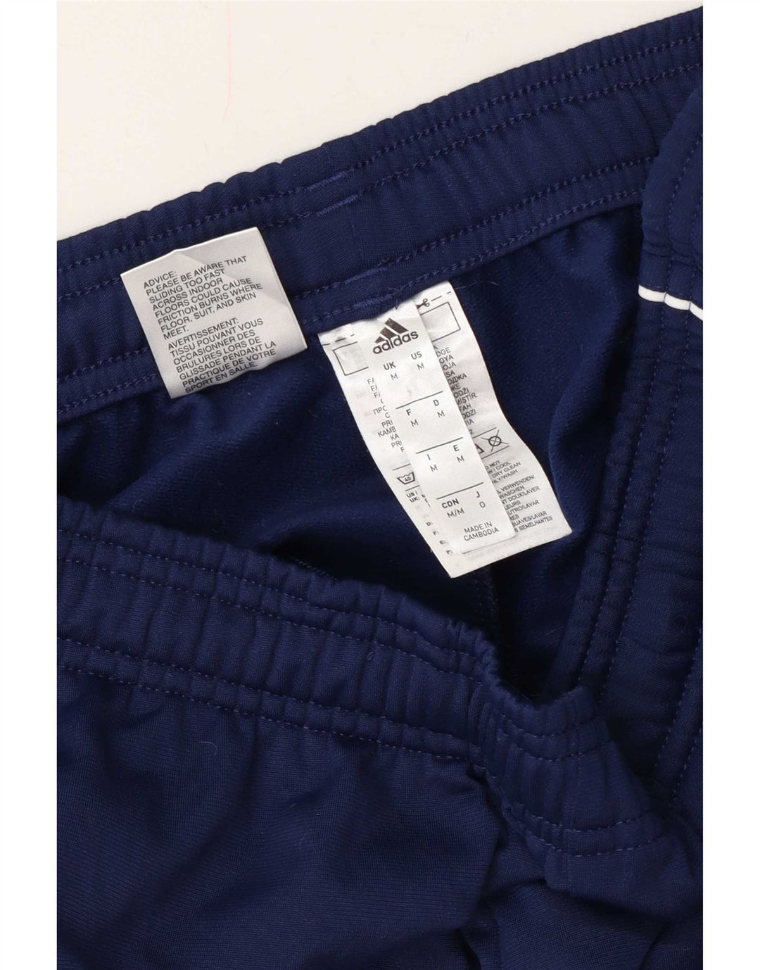 Pantaloni da tuta da uomo Adidas Joggers medi in poliestere blu navy