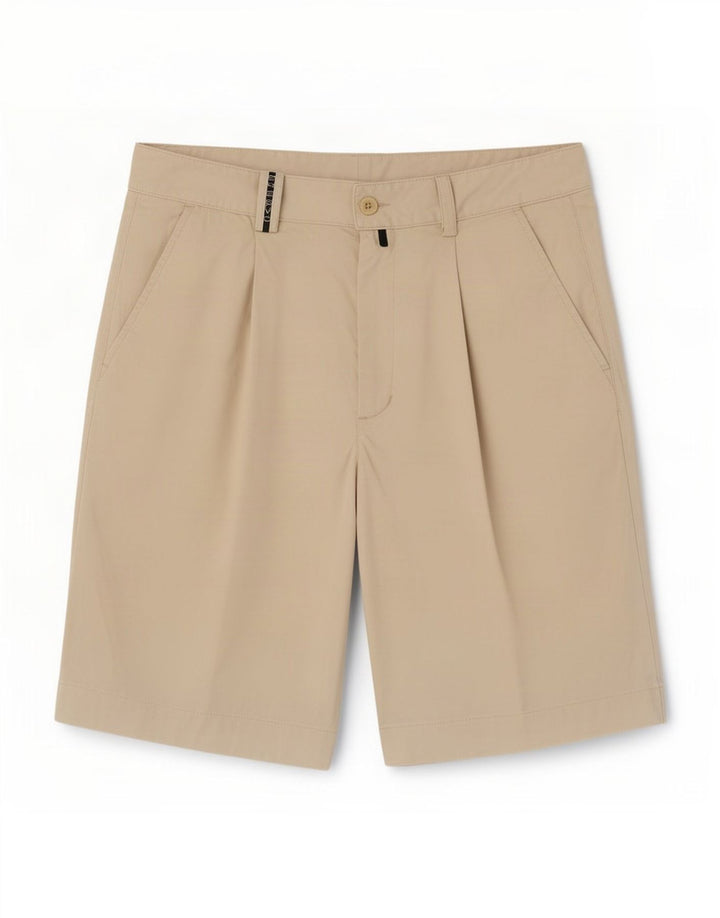 Pantaloncini chino con pegging da uomo Chervo IT 46 Small W36 Off White Poliammide