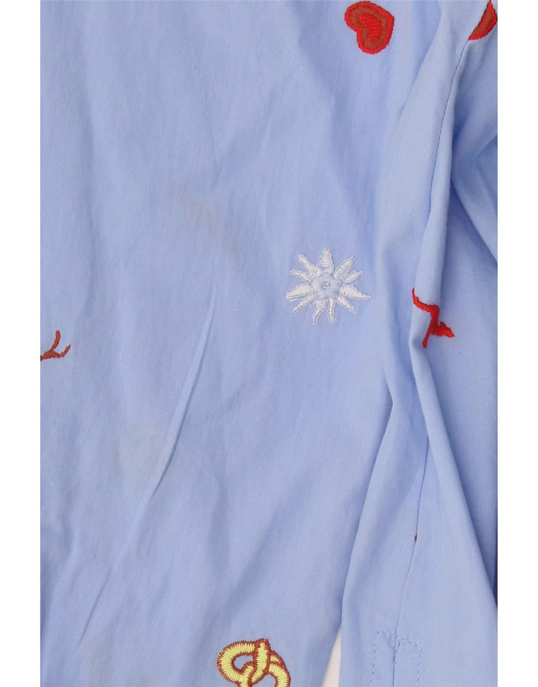 KANGAROOS Womens Abstract Pattern Shirt UK 16 Large Blue Vintage Kangaroos and Second-Hand Kangaroos from Messina Hembry 