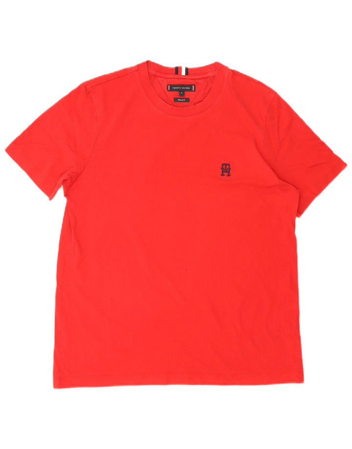 T-shirt da uomo con vestibilità regolare Tommy Hilfiger Rosso medio