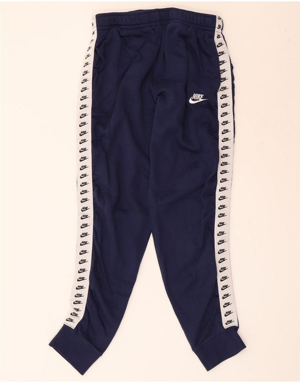NIKE Pantaloni da tuta con grafica da uomo Joggers Medium Blu Navy Colourblock