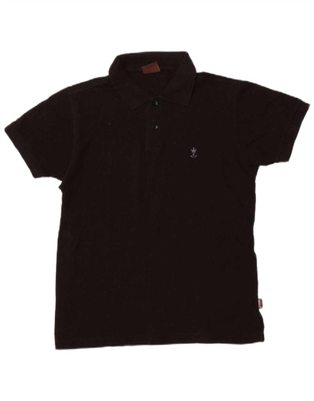 Polo da uomo RIFLE piccola in cotone nero