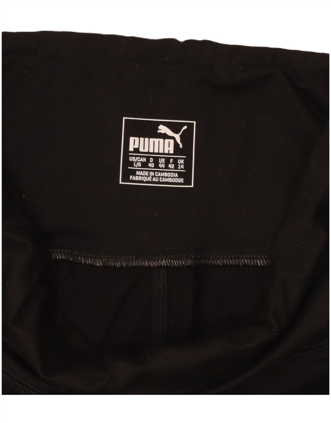 Leggings PUMA da donna UK 14 Medium Black Colourblock
