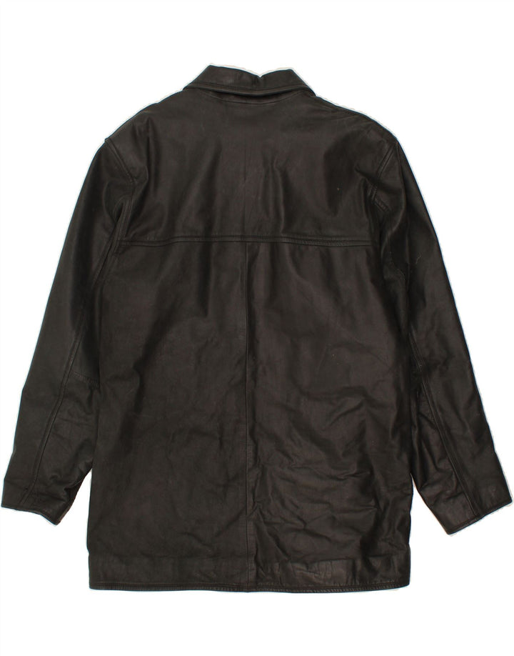REMUS Mens Leather Jacket UK 42 XL Black Leather Vintage Remus and Second-Hand Remus from Messina Hembry 