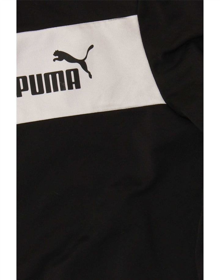 Giacca da tuta da ragazzo Puma 11-12 anni Poliestere color block nero