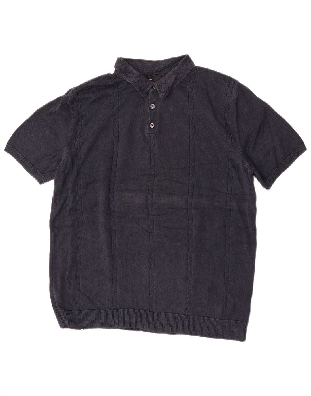 Marks & Spencer Maglione da uomo con collo alto autografo blu navy medio