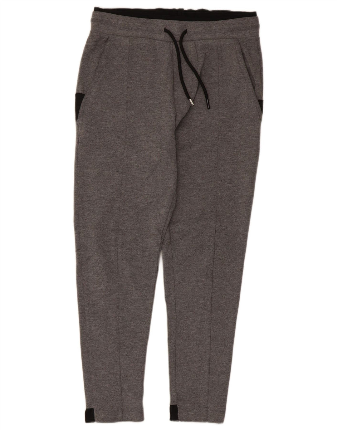 Pantaloni da tuta corti da uomo Zara Small in poliestere color block grigio