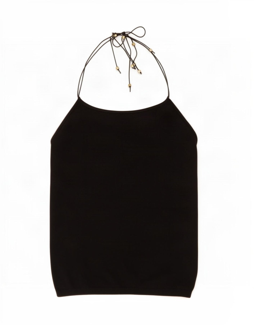 Top alla caviglia in maglia da donna Massimo Dutti UK 12 medio nero
