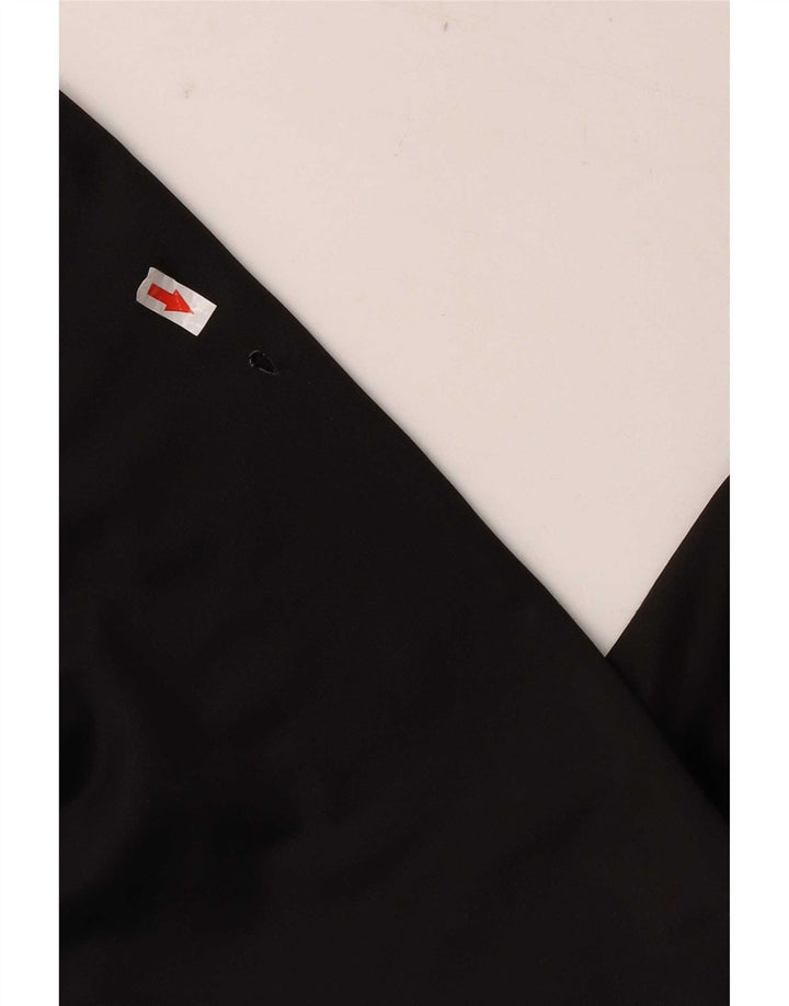 Giacca da tuta grafica da uomo Emporio Armani grande poliestere nero