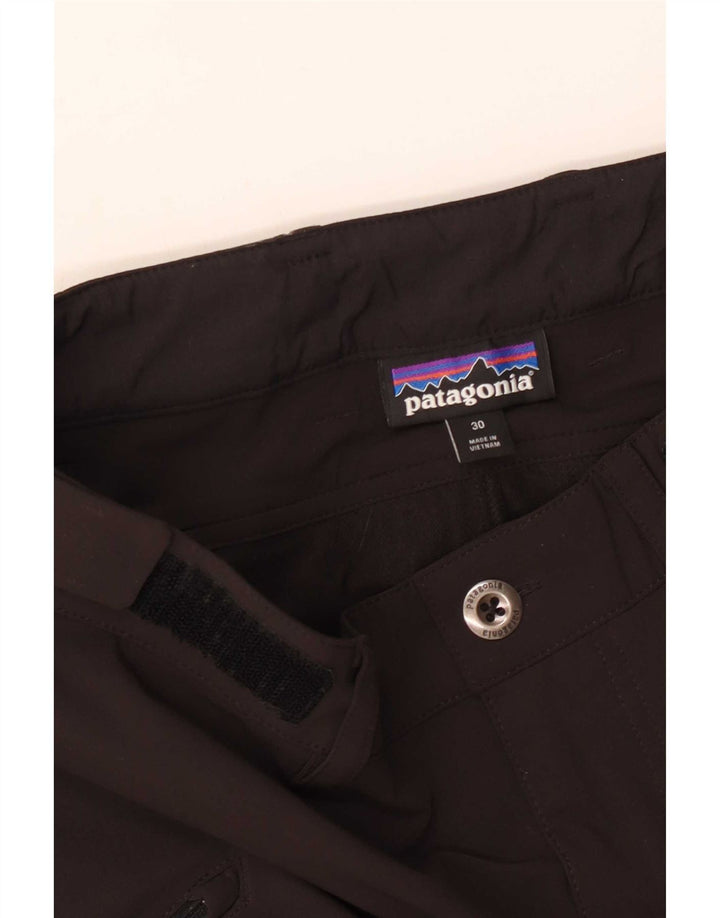 Pantaloni Patagonia Slim Cargo Windbreaker da donna W30 L30 Neri