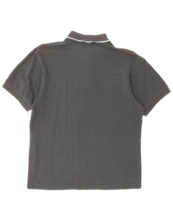 Polo da uomo CHAMPION in cotone grigio medio