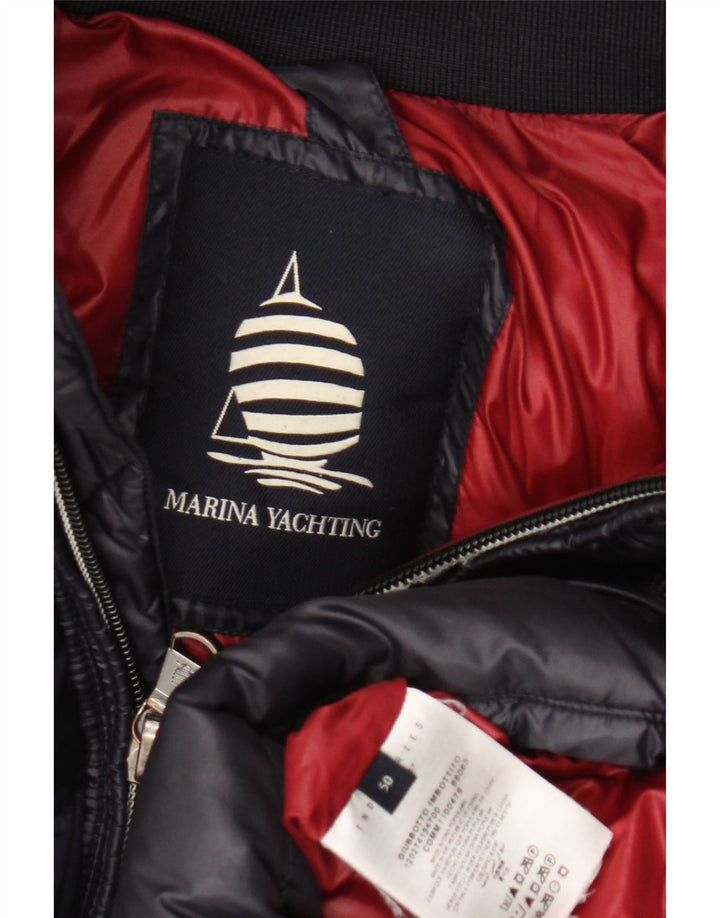 Giacca imbottita con cappuccio da uomo Marina Yachting IT 50 Large Blu Navy in poliammide