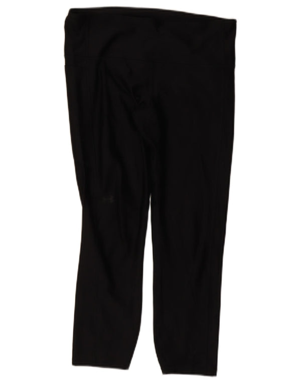 Leggings Capri da donna Under Armour UK 14 grande poliestere nero