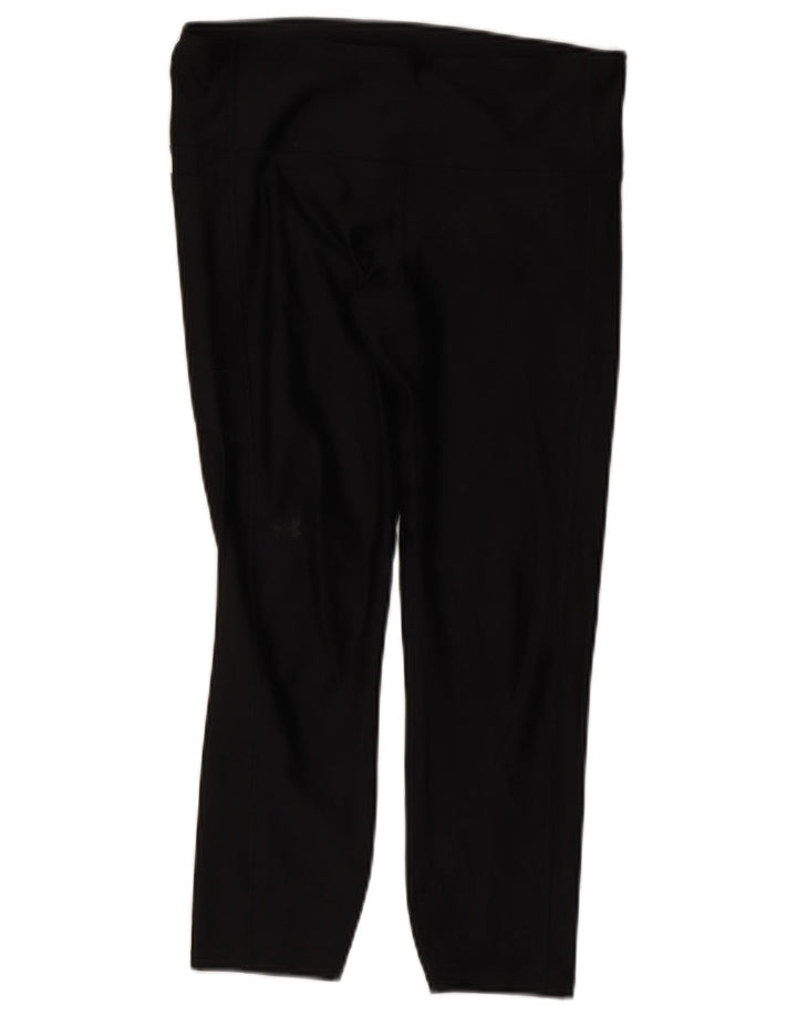 Leggings Capri da donna Under Armour UK 14 grande poliestere nero