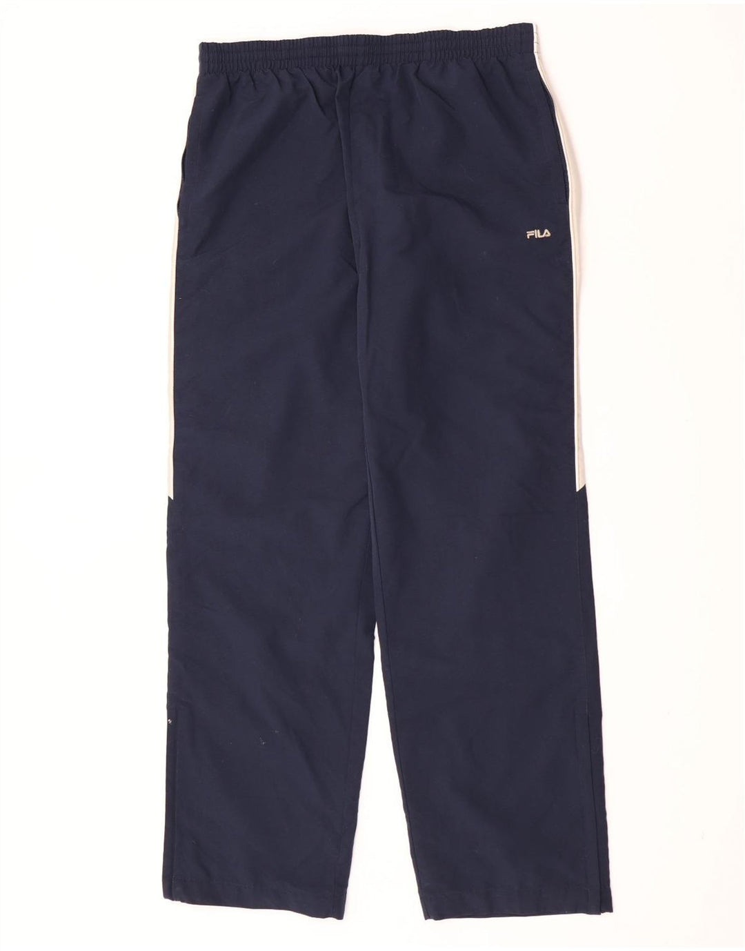 Pantaloni da tuta grafica da uomo Fila Large in poliestere color block blu navy