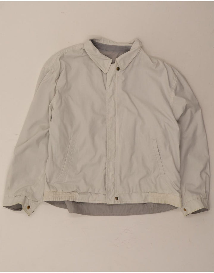 FACIBA Mens Reversible Jacket UK 40 Large Grey Colourblock Vintage Faciba and Second-Hand Faciba from Messina Hembry 