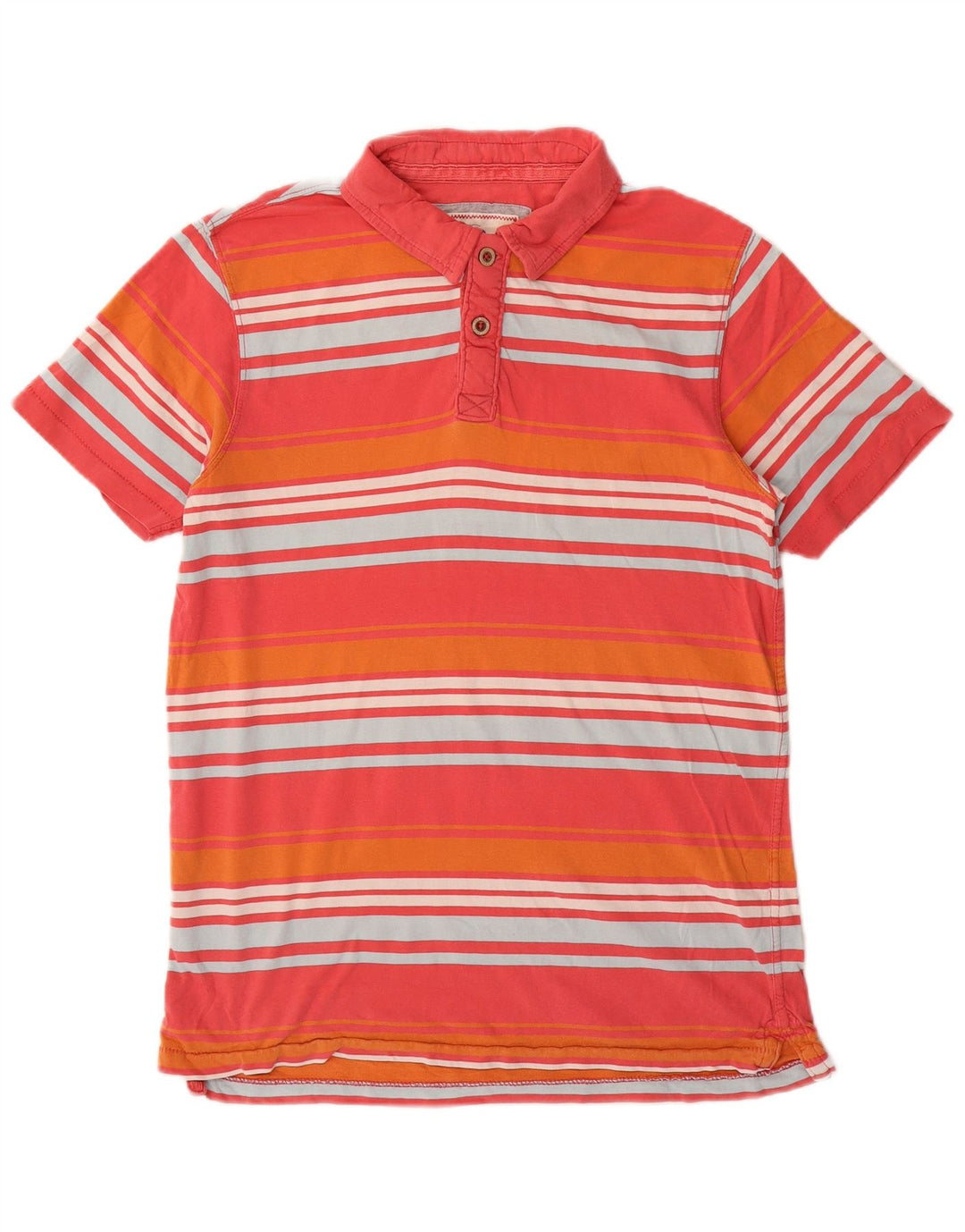Polo da uomo Fat Face piccola a righe rosse