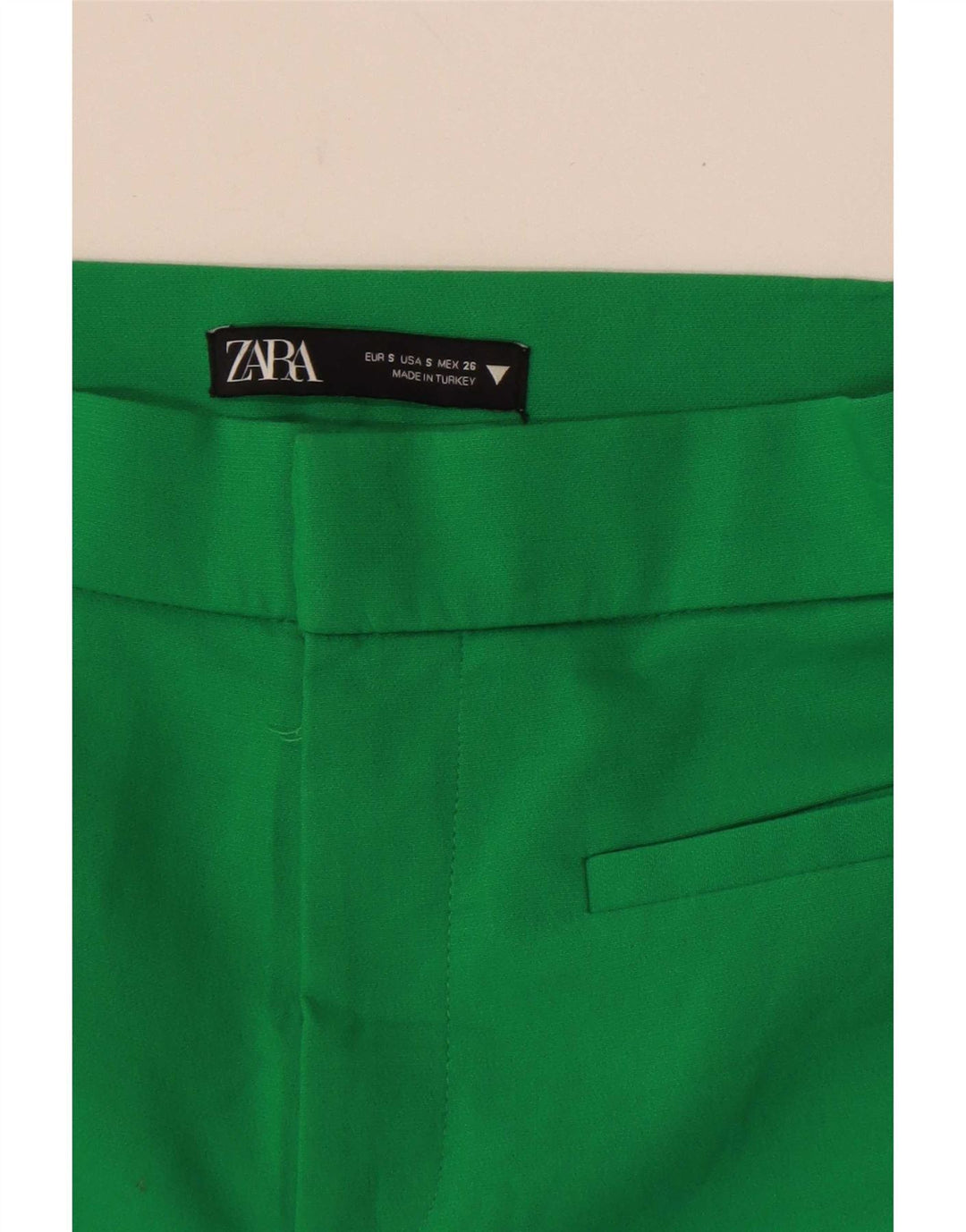 Pantaloni Capri da donna Zara piccoli W26 L22 verdi