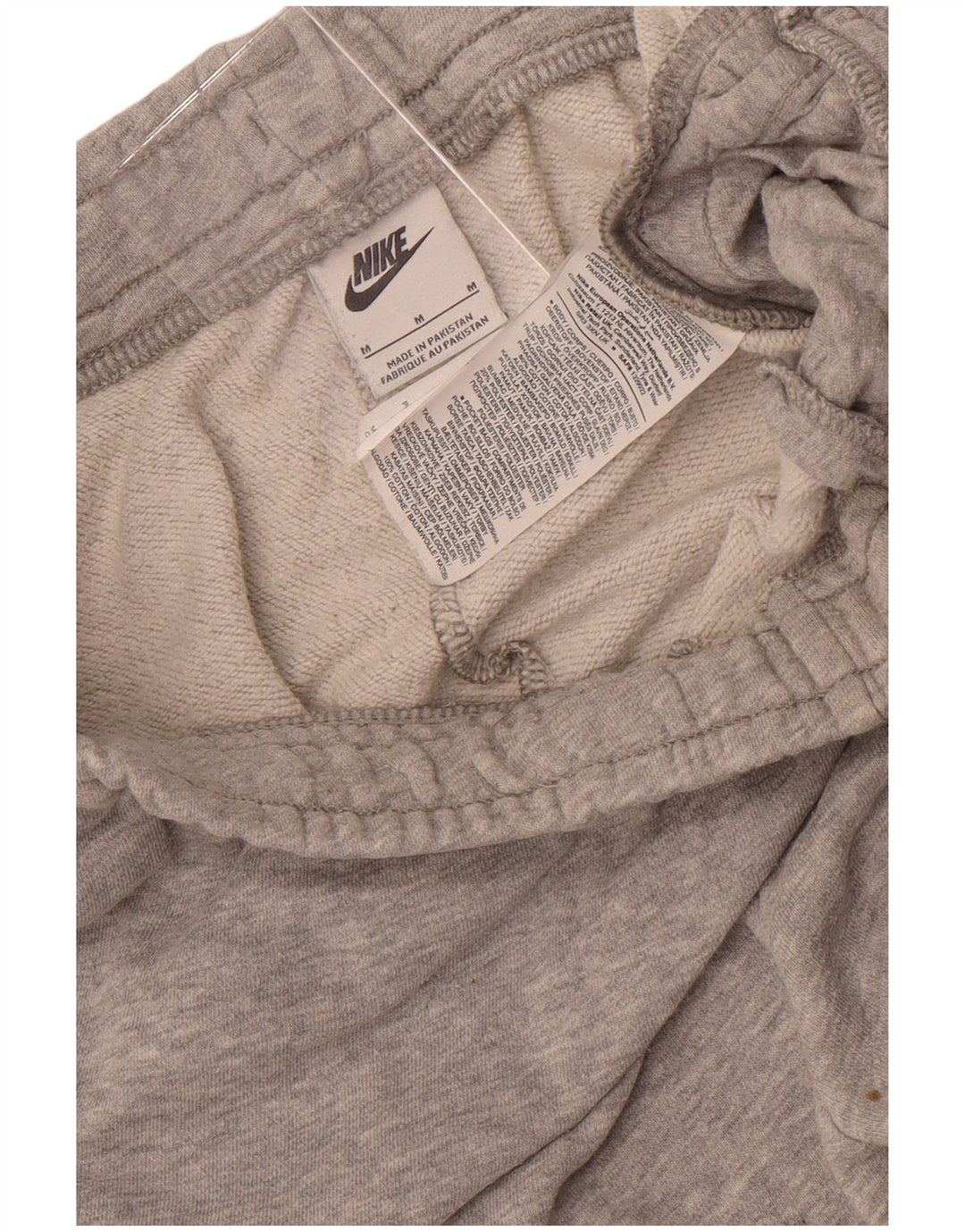 Pantaloni da tuta da uomo Nike Joggers in cotone chiazzato grigio medio