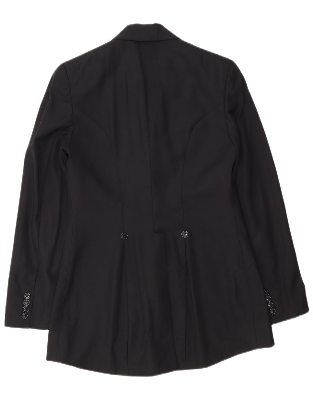 Giacca blazer da donna a 1 bottone Ralph Lauren US 8 lana nera media