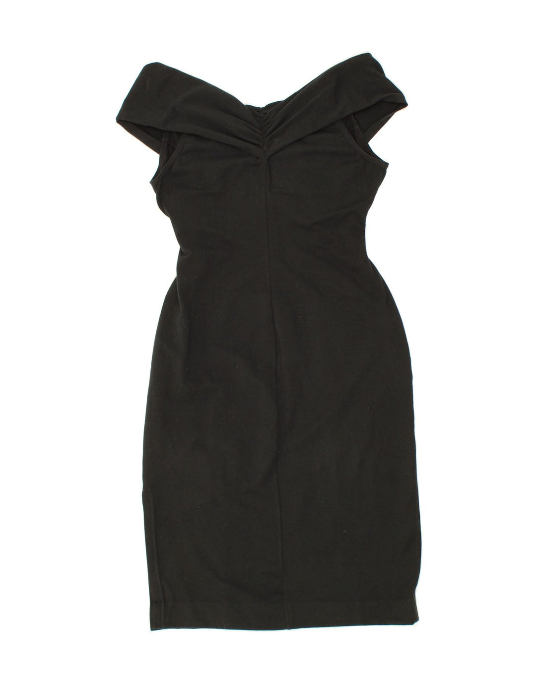 COLLECTION Womens Off Shoulder Dress UK 16 Large Black Polyester Vintage Collection and Second-Hand Collection from Messina Hembry 